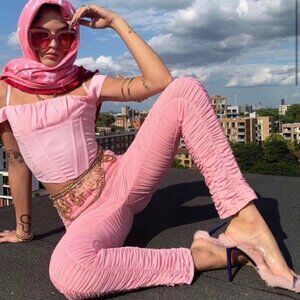 I.AM.GIA **RARE** Pink Ophelia Pants Sz L